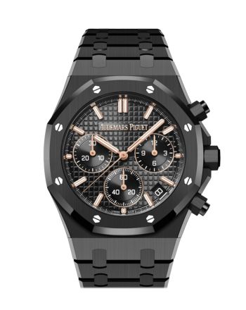 Audemars Piguet Royal Oak 41 Black dial Black ceramic Watch 26240CE.OO.1225CE.01 DCM