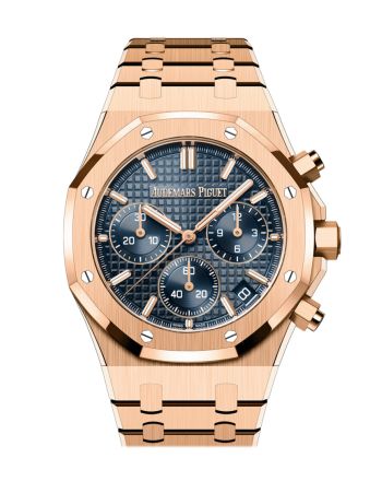 Audemars Piguet Royal Oak 41 Chronograph Rose Gold Bleu Nuit, Nuage50 Blue Dial 26240OR.OO.1320OR.01 DCM