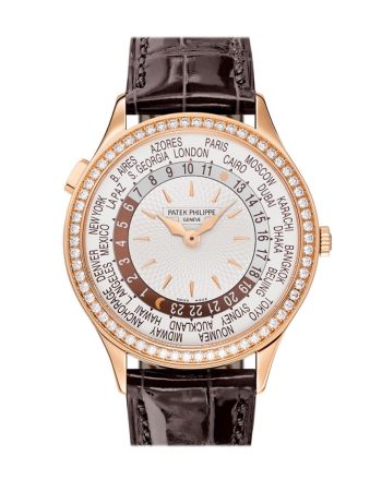 Patek Philippe Complications World Time Automatic Diamond Ladies Watch 7130R-013