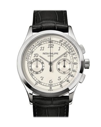 Patek Philippe Complications Chronograph Silvery White Dial Men's Watch 5170G-001