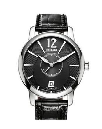 Chopard L.U.C. Classic Twin Automatic Black Dial Men's Watch 161880-1001