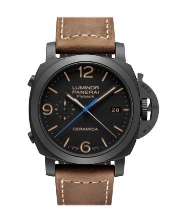 Panerai Luminor 1950 3 Days Chrono Flyback Automatic Ceramica 44mm Black Dial Men's Watch Pam00580