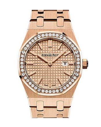 Audemars Piguet Royal Oak in Rose Gold with Diamond Bezel 67651OR.ZZ.1261OR.03