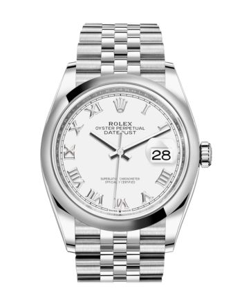 Rolex Datejust 36 White Dial Automatic Jubilee Watch 126200