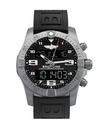 Breitling B55 Bluetooth Connected Chronograph in Titanium Volcano Black Dial  EB5510H1 BE79