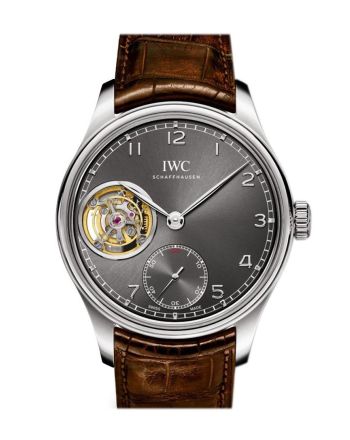 IWC Portuguese Tourbillon Hand Wound White Gold Men's Watch IW546301