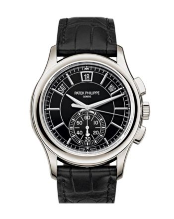 Patek Philippe Complications Black Dial Annual Calendar Platinum Men's Watch 5905P-010 5905P