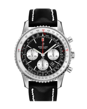 Breitling Navitimer 01 Black Leather Tang AB0121211 B1X1