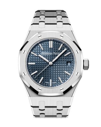 Audemars Piguet Royal Oak 37 Bleu nuit nuage 50 dial Stainless steel Watch 15550ST.OO.1356ST.02