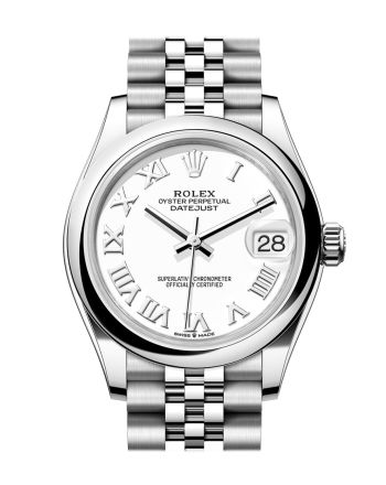 Rolex Datejust 31 White Roman Dial Jubilee Ladies Watch 278240 278240-0004