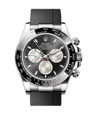 Rolex Daytona 40 Black Steel Dial White Gold Mens Watch 126519LN