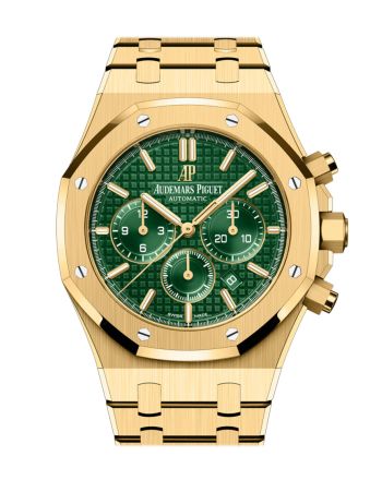 Audemars Piguet Royal Oak 41 Chronograph Green Dial Watch 26331BA.OO.1220BA.02