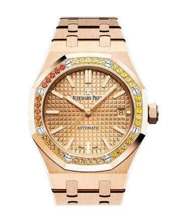 Audemars Piguet Royal Oak 37mm Rose Gold Dial Diamond Bezel Rose Gold 15451OR.YY.1256OR.01