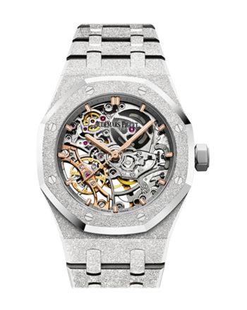 Audemars Piguet Royal Oak 37 Double Balance Wheel Openworked White Gold Skeleton Dial 15466BC.GG.1259BC.01