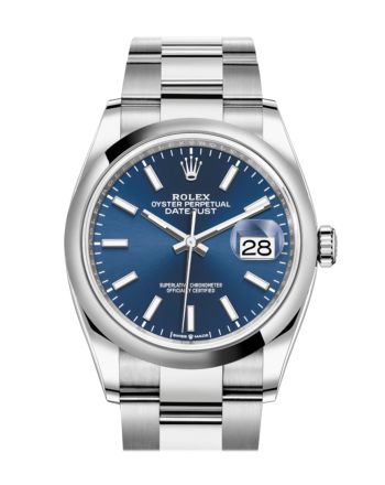 Rolex Datejust 36 Blue Dial Automatic Watch 126200