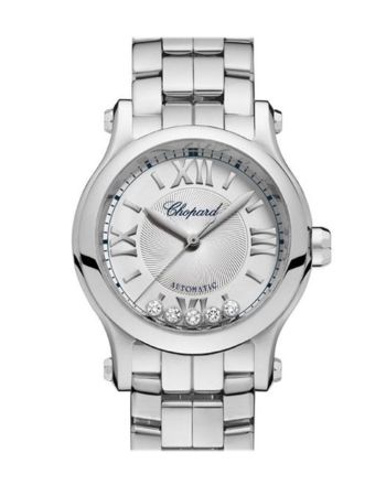 Chopard Happy Sport Silver Dial Ladies Watch 278573-3002