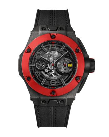 Hublot Big Bang Unico Ferrari Red Ceramic Chronograph Automatic Black Dial Watch 402.QF.0110.WR