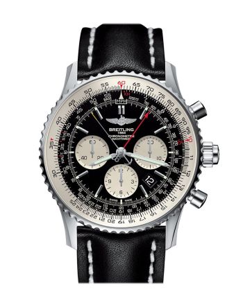 Breitling Navitimer Rattrapante Chronograph Automatic Black Dial Men's Watch AB031021