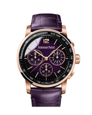 Audemars Piguet Code 11.59 41 Chronograph Rose Gold Purple Dial 26393OR.OO.A616CR.01