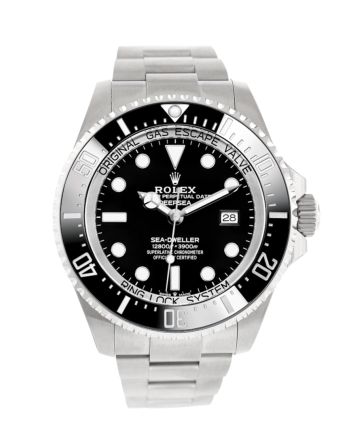 Rolex Sea-Dweller Deepsea 44 Black Dial Automatic Men's Stainless Steel Oyster Watch 126660