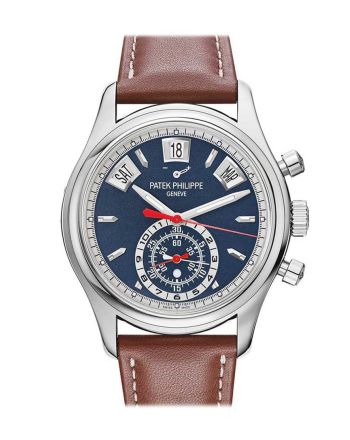 Patek Philippe Complications Chronograph Blue Dial Men's Watch 5960/01G-001