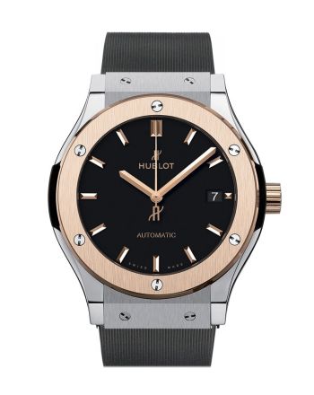 Hublot Classic Fusion Black Dial Black Rubber 45mm Men's Watch 511.NO.1181.RX