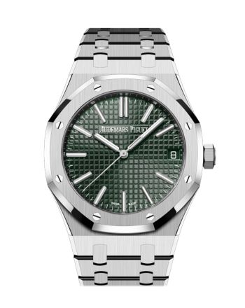 Audemars Piguet Royal Oak Khaki Green Dial Stainless steel Watch 15510ST.OO.1320ST.09