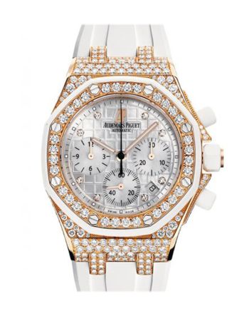 Audemars Piguet Royal Oak Offshore Diamond Chronograph Rose Gold Ladies Watch 26092OK.ZZ.D010CA.01