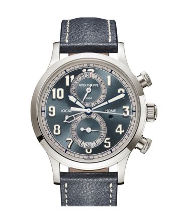 Patek Philippe Complication Blue Gray Dial Watch 5924G-001