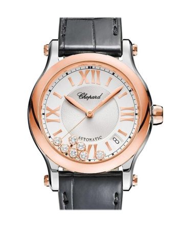 Chopard Happy Sport 36mm 18kt rose gold &  stainless steel Automatic Ladies Watch 278559-6001