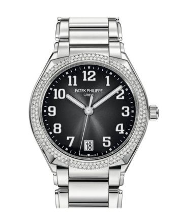 PATEK PHILIPPE Twenty 4 Black Dial Automatic Ladies Diamond Watch 7300/1200A-010