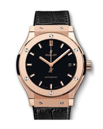 Hublot Classic Fusion Mat Black Dial Automatic Men's 18 Carat King Gold Watch 511.OX.1181.LR