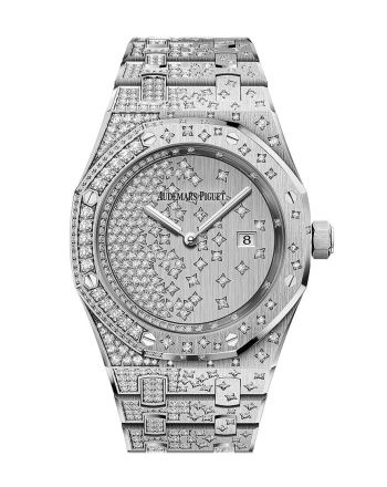 Audemars Piguet Royal Oak Ladies 18K White Gold Diamond Watch 67654BC.ZS.1264BC.01