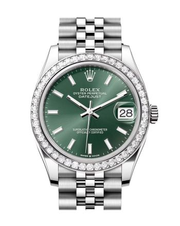 Rolex Datejust 31 Green Dial Jubilee Ladies Watch 278384RBR 278384RBR-0022