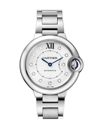 Cartier Ballon Bleu 33MM Diamond Dial  Steel WE902074