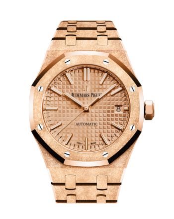 Audemars Piguet Royal Oak Frosted Pink Gold Dial Ladies Rose Gold Watch 15454OR.GG.1259OR.03