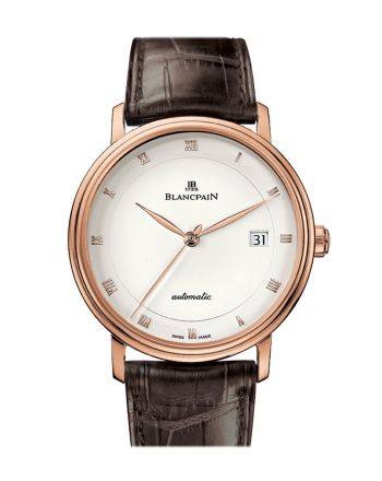 Blancpain Villeret Ultraplate Men's Opaline Dial 18K Rose Gold Automatic Watch 6223-3642-55A