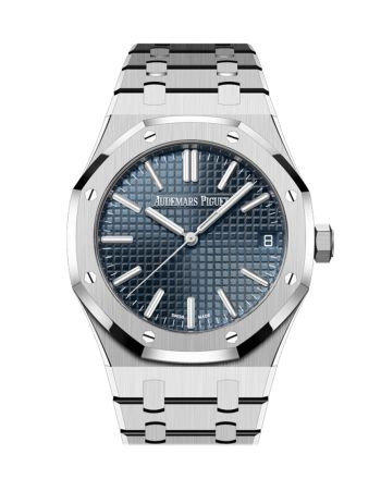 Audemars Piguet Royal Oak Jumbo Extra Thin Stainless Steel Blue Dial Watch 16202ST.OO.1240ST.02