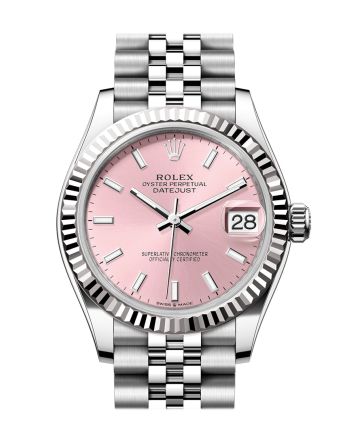 Rolex Datejust 31 Pink Dial Fluted Bezel Jubilee Ladies Watch 278274 278274-0014