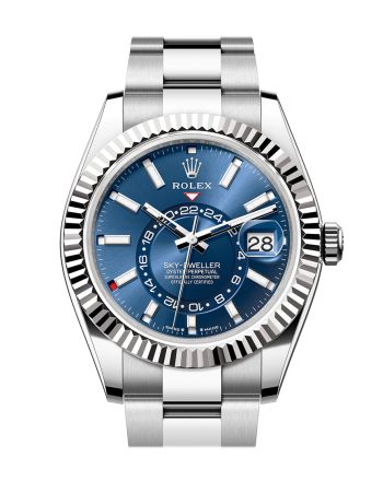 Rolex Sky Dweller 42 Blue Dial Stainless Steel Oyster Mens Watch 336934