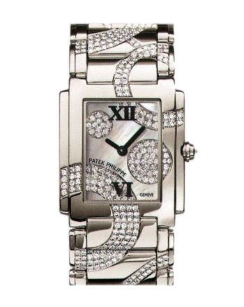 Patek Philippe Twenty four 30mm Silver Dial Ladies Watch 4910/49G