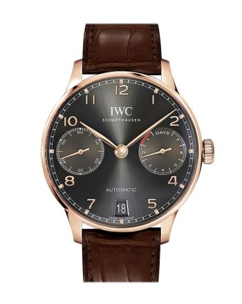 IWC Portugeiser Slate Grey Dial 18K Rose Gold Automatic 42mm Men's Watch IW500702