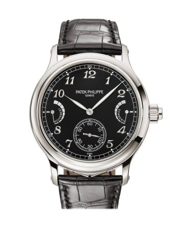 Patek Philippe Grand Complications Black Enamel Dial Watch 6301P-001