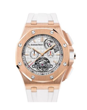 Audemars Piguet Royal Oak Offshore Tourbillon Silver Dial Automatic Men's Watch 26540OR.OO.A010CA.01