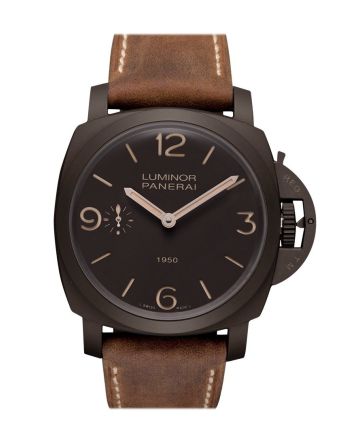 Panerai Luminor 1950 3 Days Composite 47mm Brown Dial Men's Watch Pam00375