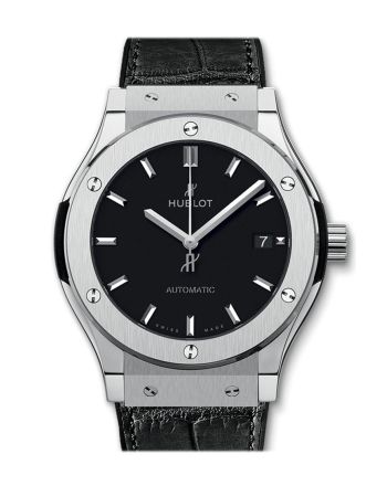 Hublot Classic Fusion Automatic Black Dial Titanium Men's Watch 542.NX.1171.LR