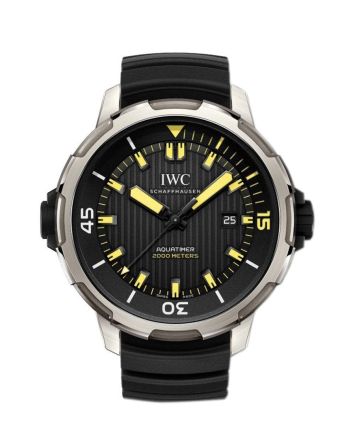 IWC Aquatimer Black Dial Automatic Men's Watch IW358001